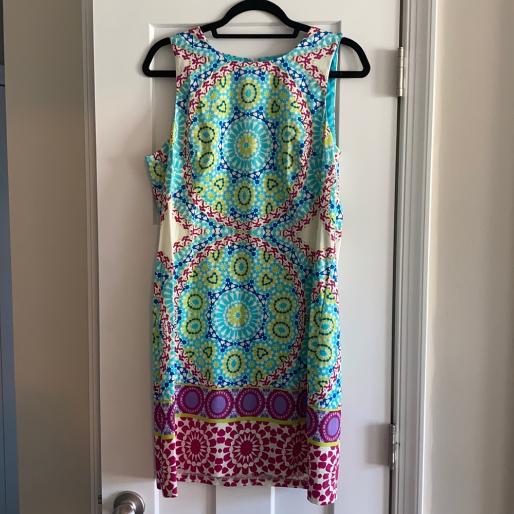 London Times Vibrant Dress